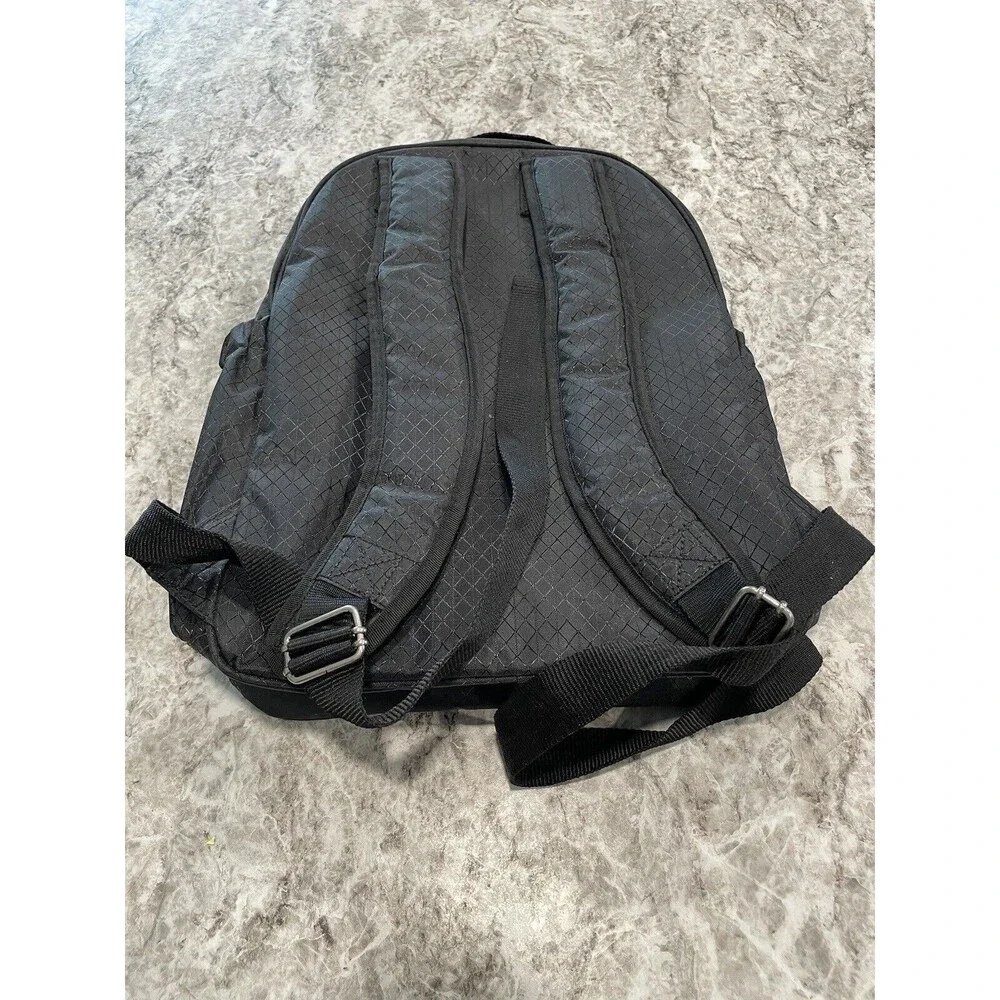Thirty-One Black Journey Backpack Insulated Cooler Area Multiple Pockets MARK